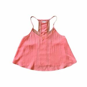 Free People Coral Pink Swing Tank - Size XS